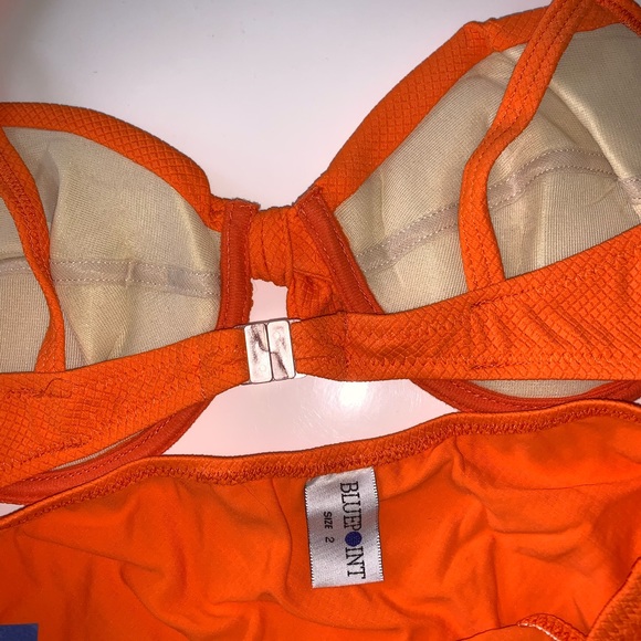 NWT 90s Vintage Orange Bow Underwire Bikini Set - Picture 9 of 9